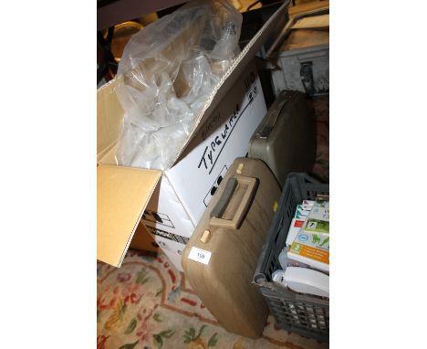 TWO VINTAGE PORTABLE TYPEWRITERS PLUS ANOTHER