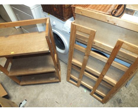 TWO FOLD UP SHELF UNITS