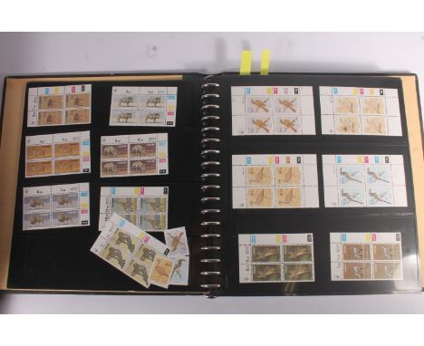 SOUTH WEST AFRICA SWA stamp collection held across four binder albums spanning 1974-1990 to include first day covers some of 