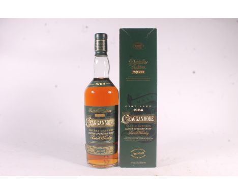 CRAGGANMORE 1984 Distillers Edition single malt Scotch whisky, special release CggD-6549, limited edition, 40% abv. 70cl boxe