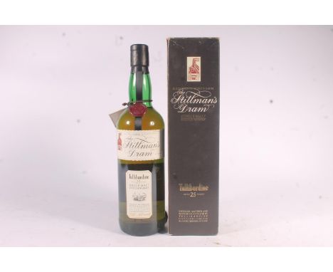 TULLIBARDINE The Stillmans Dram 25 year old Highland single malt Scotch whisky, bottle number 000553 of 1800 45% abv. 70cl bo