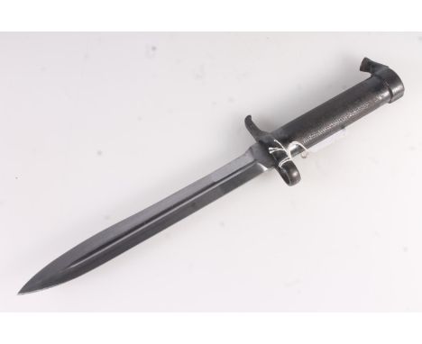 Swedish 1896 pattern bayonet, the ricasso stamped 'EJ AB 189' (EJAB for Eskilstuna Jernmanufactur AB ((Eskilstuna Iron Manufa