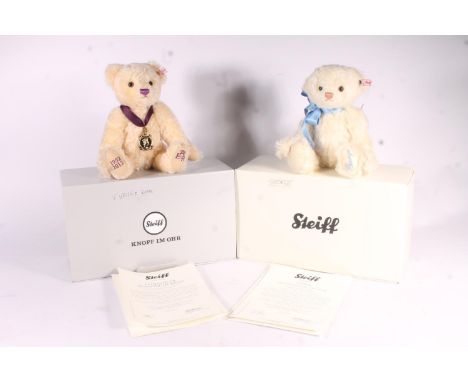 Steiff 664113 George The Steiff Royal Baby Bear (exclusive to the Danbury Mint), 26cm, limited edition number 5914, with cert