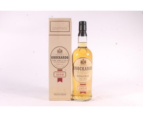 KNOCKANDO 1979 14 or 15 year old single malt Scotch whisky, distilled 1979, bottled 1994 by Justerini &amp; Brooks, 40% abv. 