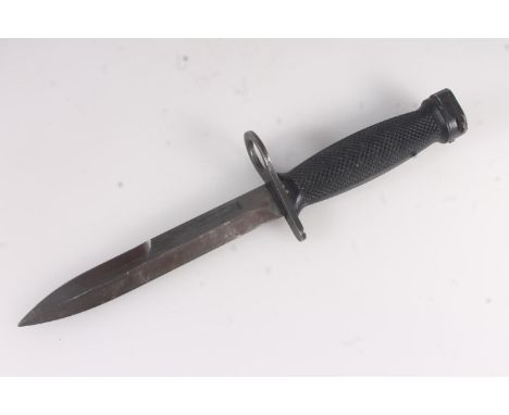 United States of America USA American M7 knife bayonet, for the M16 rifle, the blade guard stamped 'US M7 SOLINGEN W GERMANY'
