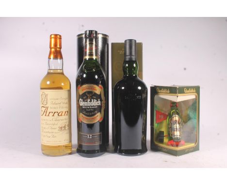 Three bottles of single malt Scotch whisky to include ARDBEG Uigeadail 54.2% abv. 70cl (missing front label from bottle), ARR