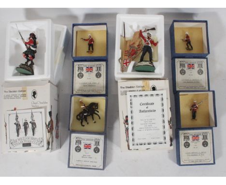 Derek Cross (AQM) Ltd of Leicestershire, six metal toy soldier sets 'All the Queens Men' to include TB207 Colour Sergeant F B