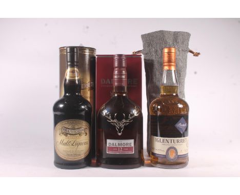 THE GLENTURRET Peated batch 3 single malt Scotch whisky 43% abv. 70cl with bag and THE GLENTURRET Malt Liqueur 35% abv. 70cl 