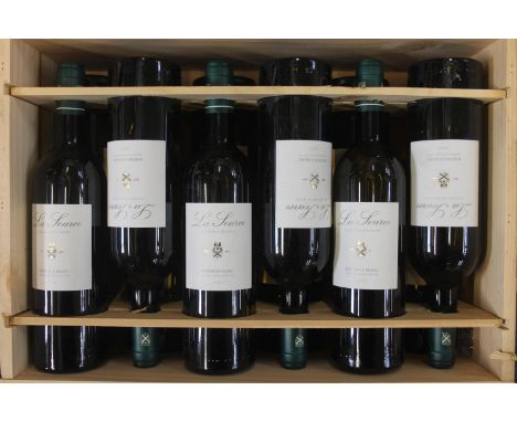 Case of 12 bottles of&nbsp;CHATEAU DE SOURS LA SOURCE 2007 Bordeaux white wine, 12.5% abv. 75cl, owc. (12)