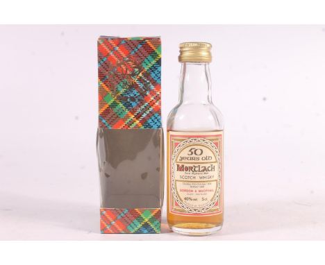 MORTLACH 1938 50 year old single malt Scotch whisky, distilled 20th October 1938, bottled 1988 by Gordon &amp; MacPhail of El