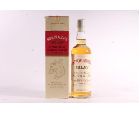 BRUICHLADDICH old style 10 year old Islay single malt Scotch whisky, sole distributers F Bucher &amp; Company Limited, 75° pr