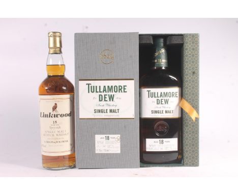 LINKWOOD 15 year old Speyside single malt Scotch whisky, bottled by Gordon &amp; Macphail, 43% abv. 70cl, and a bottle of TUL