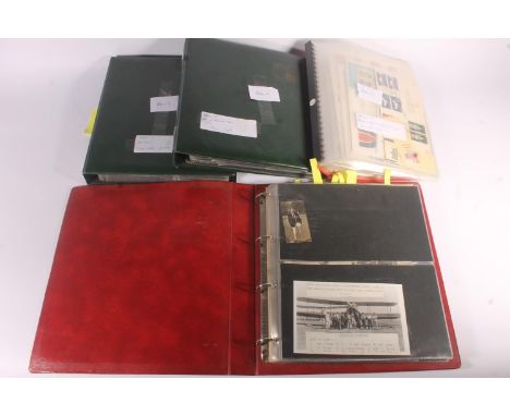 REPUBLIC OF SOUTH AFRICA RSA stamp collection held across four binder albums to include a photograph print of South African A