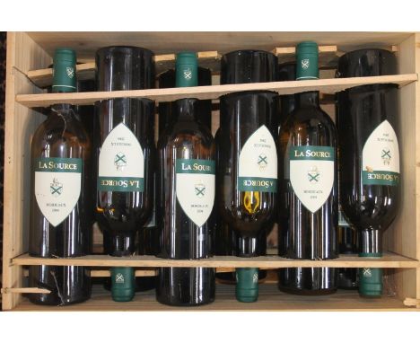 Case of 12 bottles of&nbsp;CHATEAU DE SOURS LA SOURCE 2004 Bordeaux white wine, 12% abv. 75cl, owc. (12)