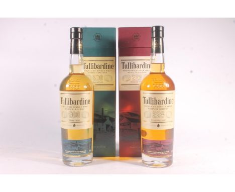 TULLIBARDINE 500 sherry finish Highland single malt Scotch whisky, 43% abv. 70cl and&nbsp;TULLIBARDINE 228 Burgundy finish Hi