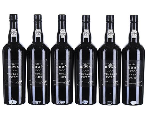 2000 Dow's, Vintage Port OWC  6x75cl  Previously stored in the cellar of Brooks's St James's Street, London.