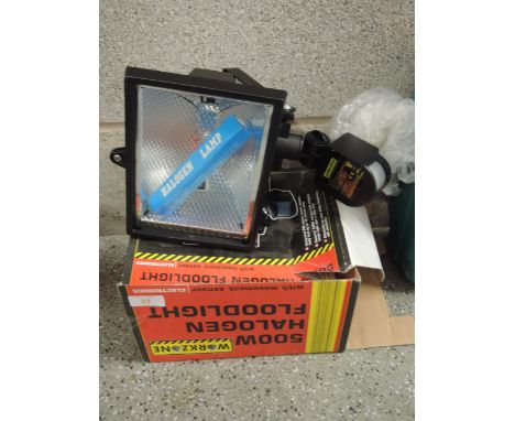 A Halogen flood light