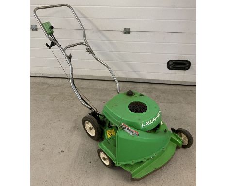 A Lawn-Boy #5070 rotary petrol lawn mower with side discharge. . Height adjustable 48cm cut. From a private estate. Item not 