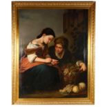 Murillo, Bartolomé Esteban (Kopie nach), Ölgemälde der kleine Obstverkäufer