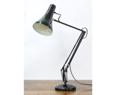 Vintage Herbert Terry &amp; Sons Ltd. anglepoise type desk lamp, black 