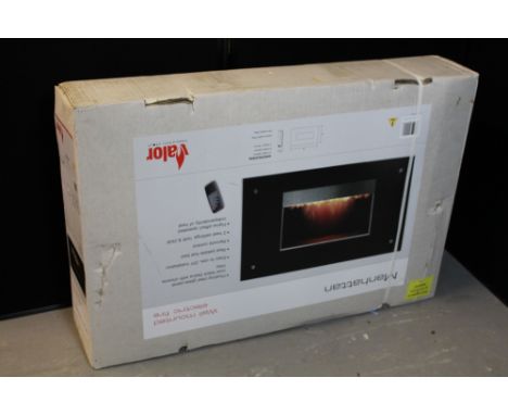 FIRE SURROUNDS & FIREPLACES - a Valor Manhattan wall mounted electric fire in original box measuring 56½''x22''x6'',a pair of