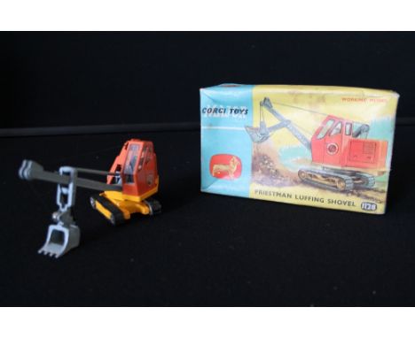 CORGI - an original Priestman Luffing Shovel (1128) in original box. Model in excellent condition, box in fair to good condit