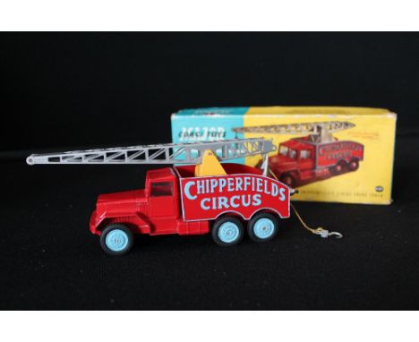 CHIPPERFIELDS CORGI - an original Chipperfield's Circus Crane Truck (1121) in original box. Model in excellent condition with