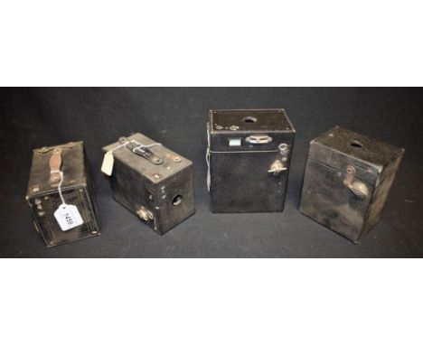 Photography - A Canadian made Kodak Brownie 2A Box Camera; a  Canadian made Kodak Brownie 2 Box Camera; A Canadian made Kodak