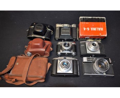 Photography - A Gerlach Ideal Color 35 camera, Nixon f3.5 45mm lens; A Balda Baldixette camera, Baldar f9 72mm lens; Another 