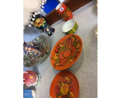 Four pieces of Poole pottery