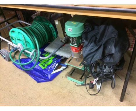 MIG welder, pillar drill etc.