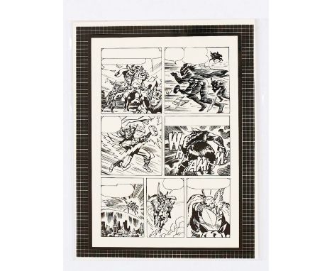 Thor production art acetate print [nm]. No Reserve