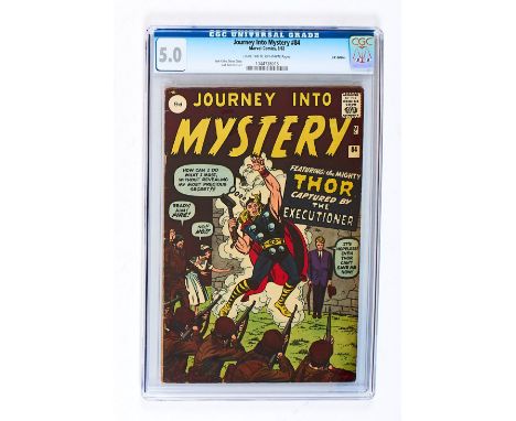 Journey Into Mystery 84 (1962) 'UK edition' CGC 5.0. Light tan/off-white pages. No Reserve