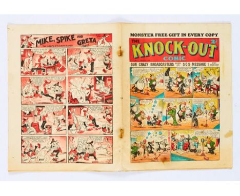 Knock-Out No 1 (1939). Starring Our Crazy Broadcasters. The Steam Man (Robot) on Treasure Island. Sexton Blake double page fu