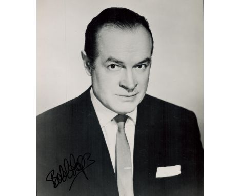 Bob Hope signed vintage 10x8 inch black and white photo. Good condition. All autographs are genuine hand signed and come with