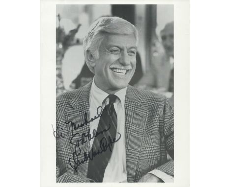 Dick Van Dyke signed 10x8 inch vintage black and white photo dedicated. Good condition. All autographs are genuine hand signe