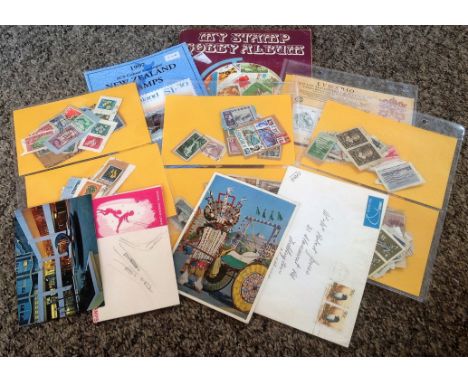 World stamp collection glory folder includes miniature sheets Vatican, Sweden, My Stamp Hobby album full of stamps from aroun