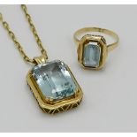 1 Anhänger GG 14ct., 1 Kette, 1 Ring je wohl ungestempelt je wohl GG 14ct. (Säure hält), mit insg. 2
