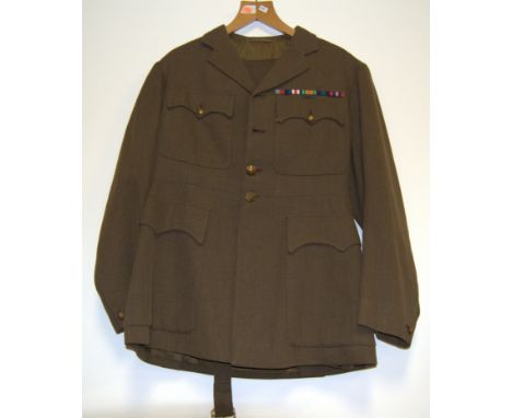 A post-WWII British Army Captain's tunic and trousers