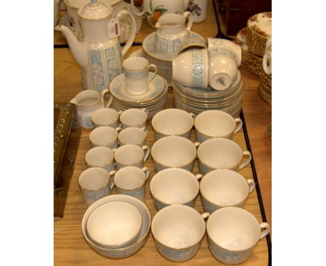 A Royal Doulton 8-place setting tea and coffee service in the Hampton Court pattern
