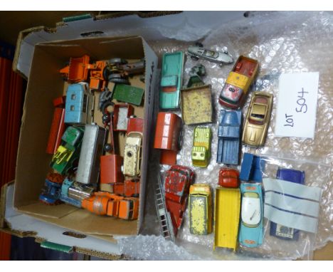 Die-cast : Collection of Dinky, Corgi etc, incl farm vehicles, Man from Uncle, James Bond etc, good lot.