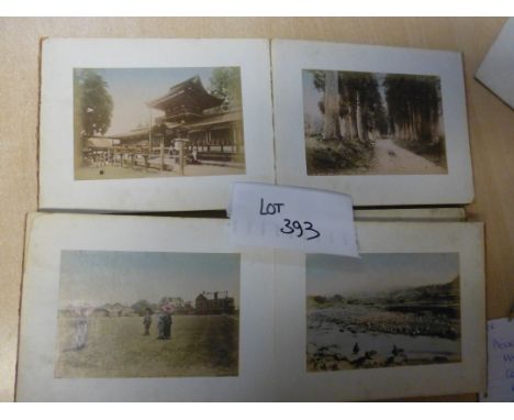 Postcards/Photographs : Vintage photo album - Japanese - prints must be pre-1900 - album complete but detached, interesting i