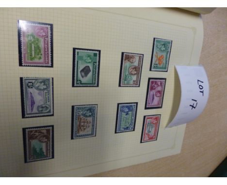 Stamps : Pitcairn Islands collection in album includes first four definitive sets and other commems to late 1970's - all mint