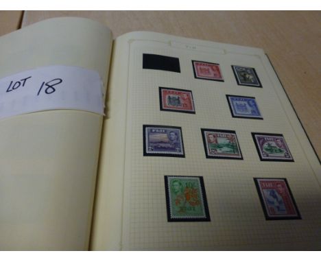 Stamps : Fiji collection album KGV onwards incl KGVI set to £1 and first Queens plus others and commems, mostly mint.