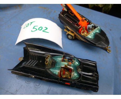 Die-cast : Mostly Corgi vehicles, general condition good - incl Chipperfields Circus vehicles and animals, Batman vehicle and