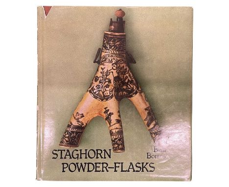 BORSOS, BELA Staghorn Powder-Flasks, Gyoma, 1982 (light wear to dust jacket)