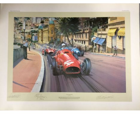 NICHOLAS WATTS (British b. 1947): An unframed limited edition lithograph print entitled 'Against The Odds' numbered 417 / 500