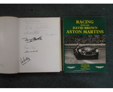 BOOKS: ASTON MARTIN: WYER, J. &amp; NIXON, C: Racing With The David Brown Aston Martins 2 vols. 1980, both vols. signed by au