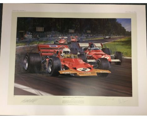 NICHOLAS WATTS (British b. 1947): An unframed limited edition artist's proof lithograph print entitled 'Tribute to Jochen Rin