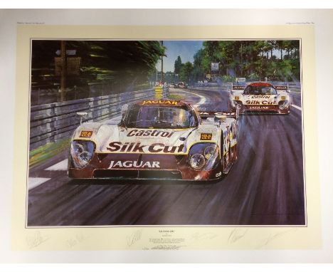 NICHOLAS WATTS (British b. 1947): An unframed limited edition lithograph print entitled Le - Mans 1990'' numbered 11 / 500 be